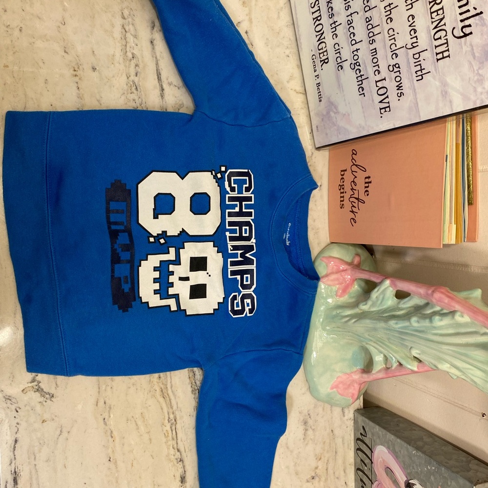 Blue & Yellow Champs Kids Sweatshirt